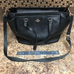Large black Coach purse